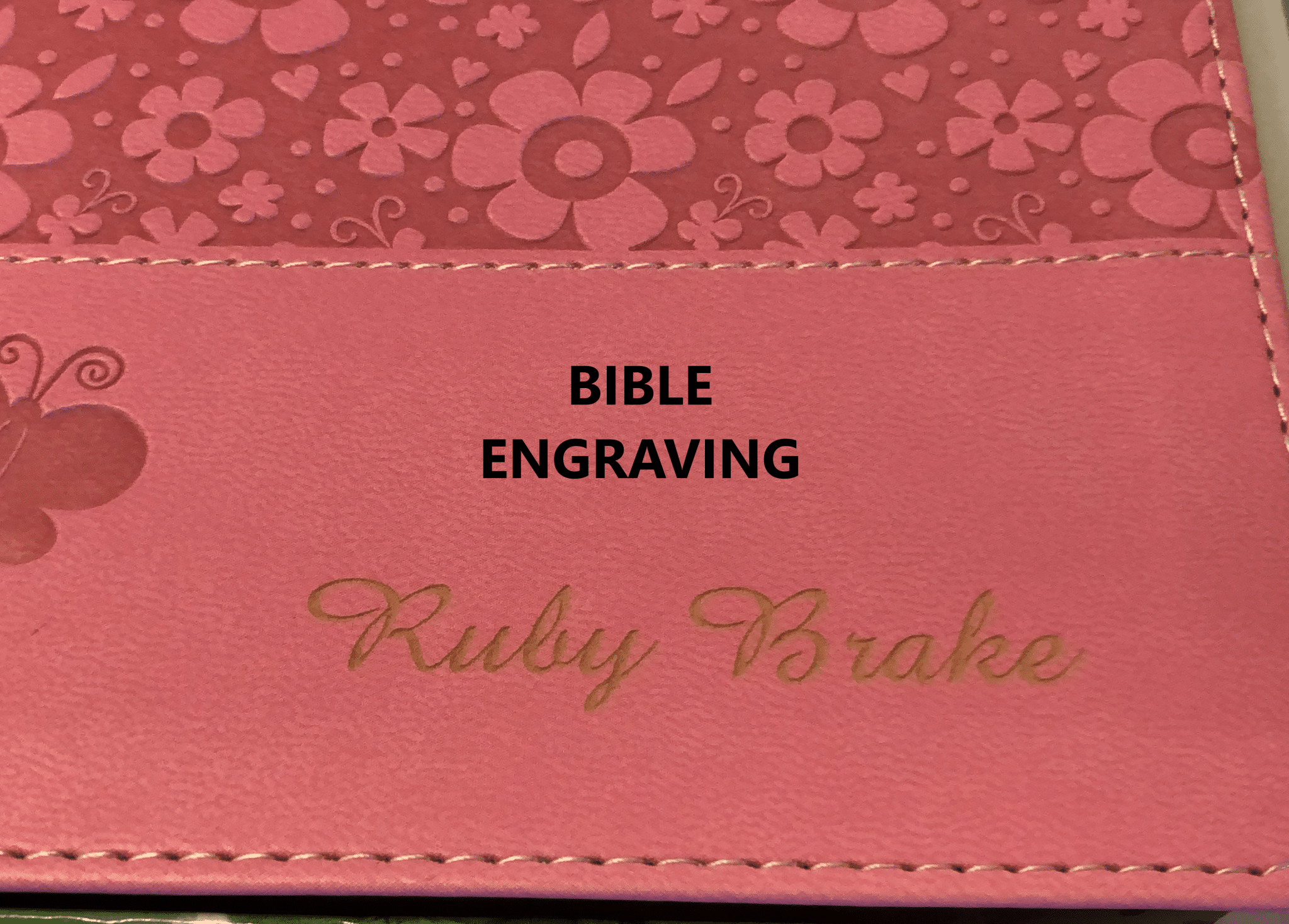 2 BIBLE ENGRAVING