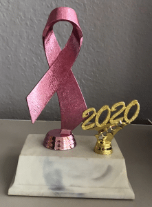breast cancer trophy