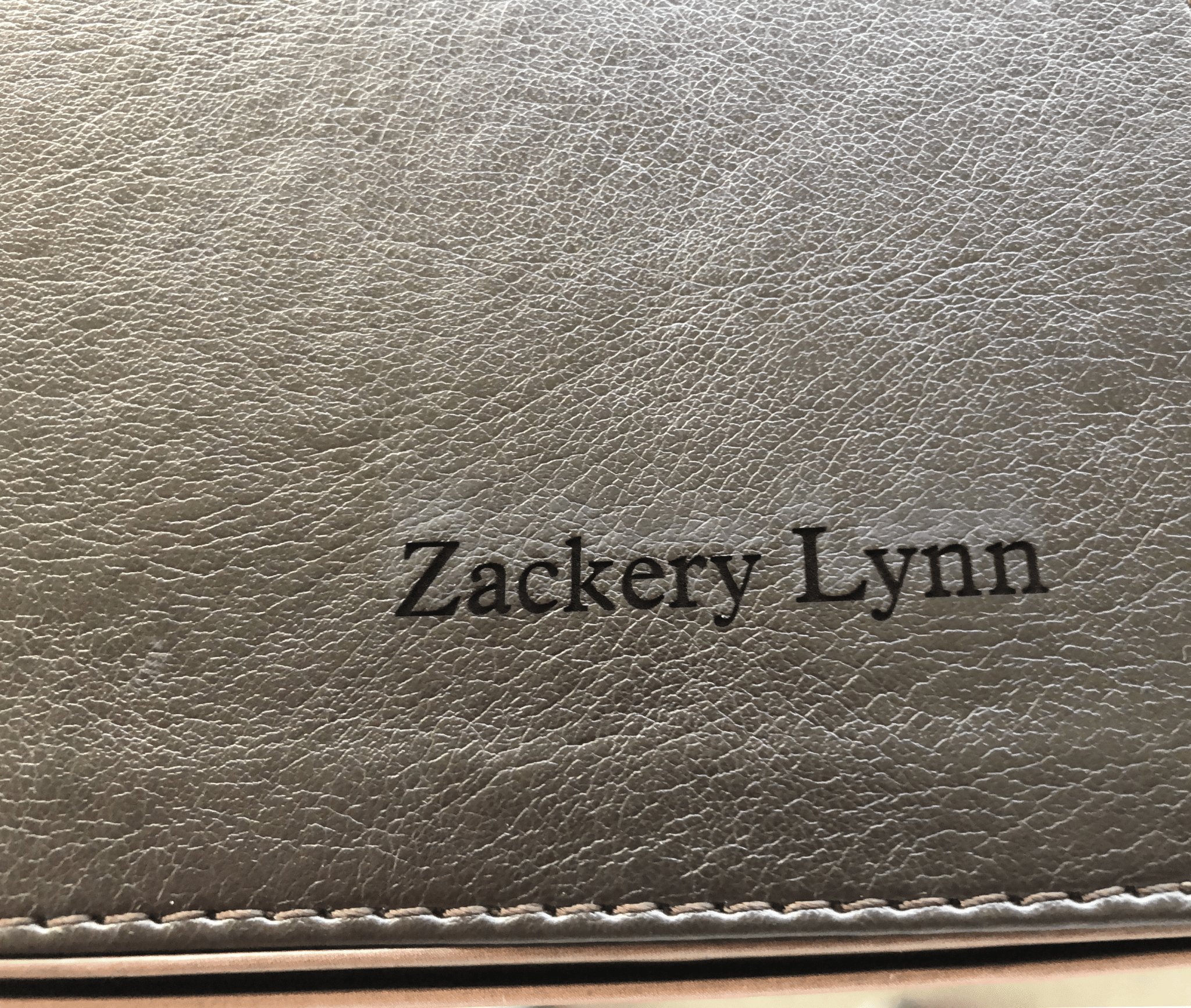 LEATHER ENGRAVING